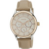 Watch strap Fossil BQ1566 Leather Beige 18mm